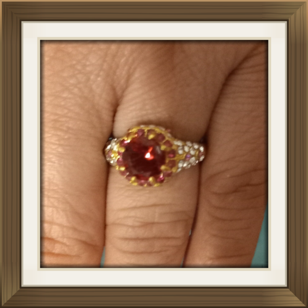 elegant ring set for and, adorned with colorful, perfect for daily wear or festive occasions, ideal as a wedding anniversary gift, no packaging included, for Teenager