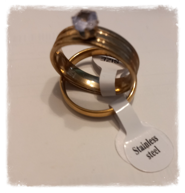 Stainless steel ring  for women