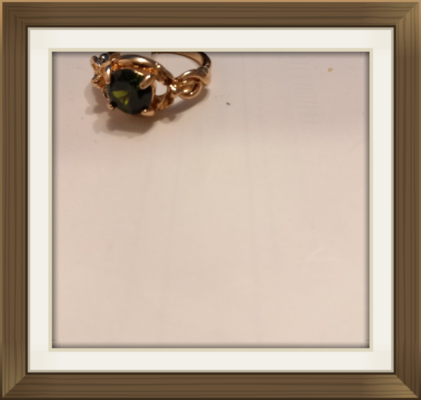 Elegant goldplated fashion ring for women