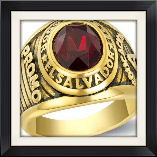 Size 8 Luxury Fashion Golden Stainless Steel Luxury Fashion Golden Ring