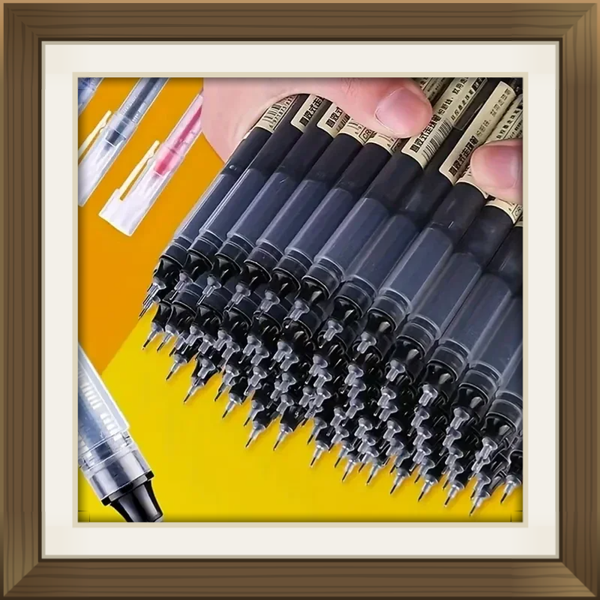 12  Signature Pen Student Fountain Pen Stationery Needle Tip - 0.5mm Nib