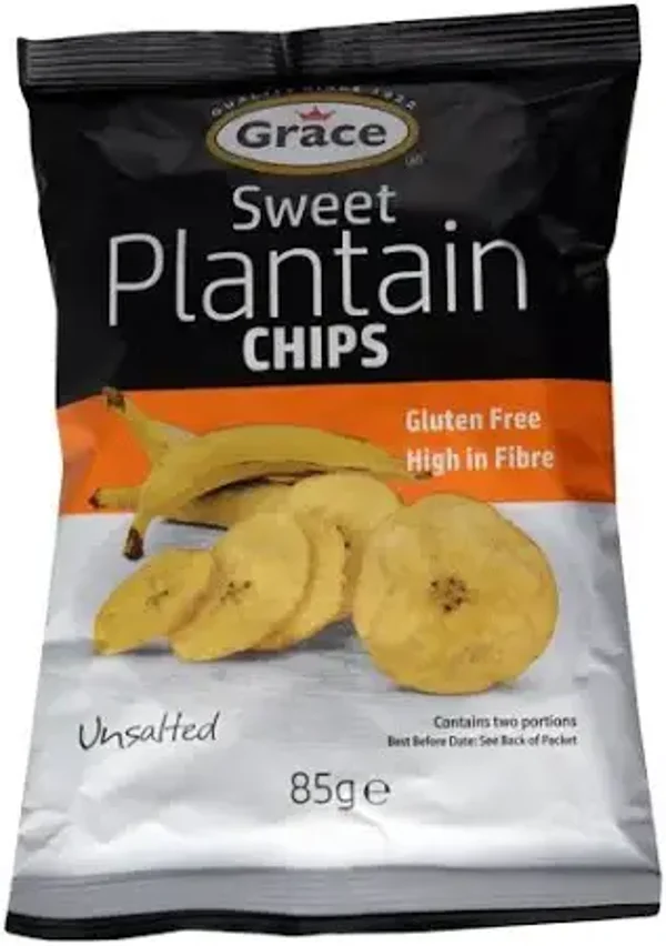 1 pack Grace Sweet Plantain Chips - 85g