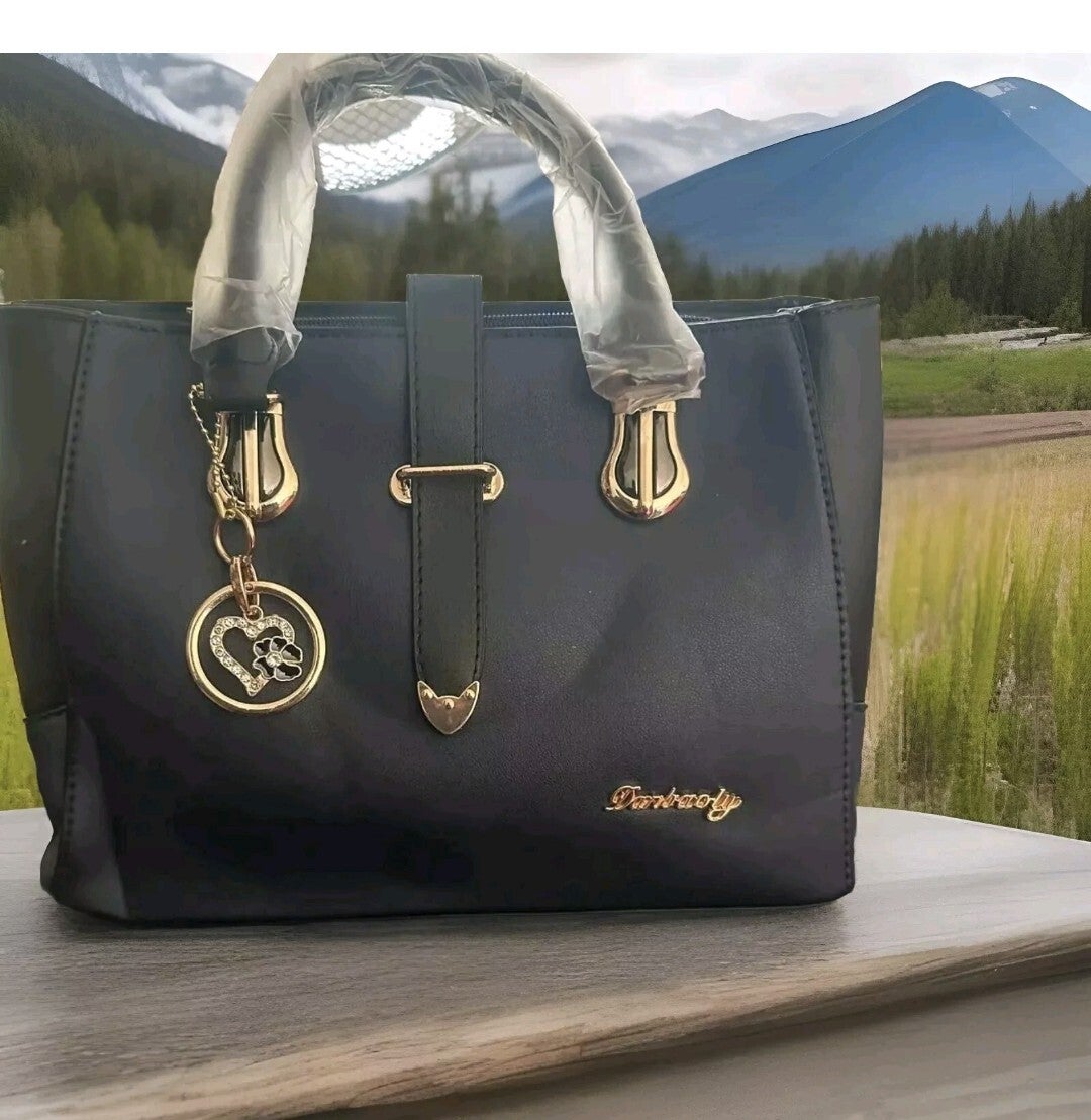 Black womens hand bag