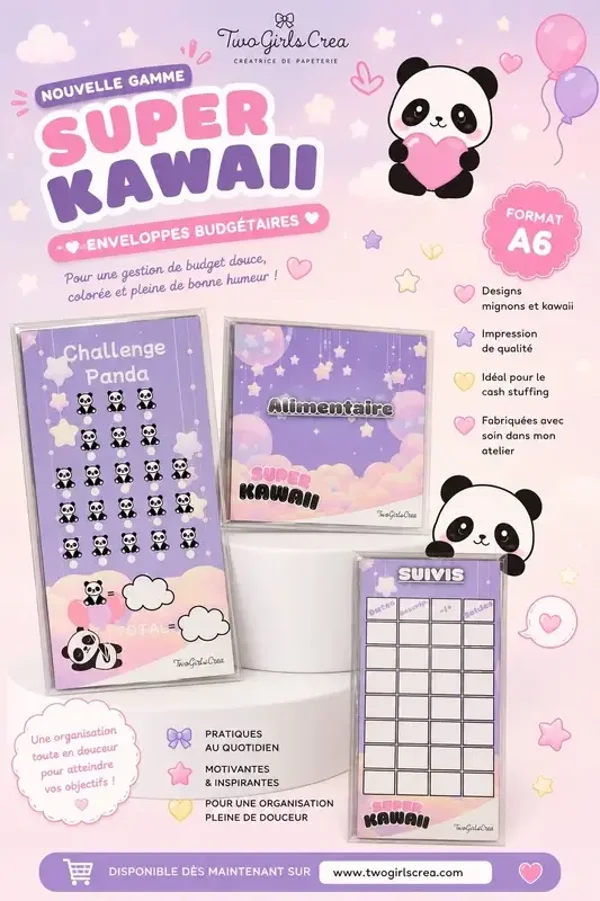 ✨ La gamme Super Kawaii est enfin disponible ! ✨💜☁️