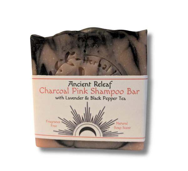 Charcoal Pink Shampoo Bar