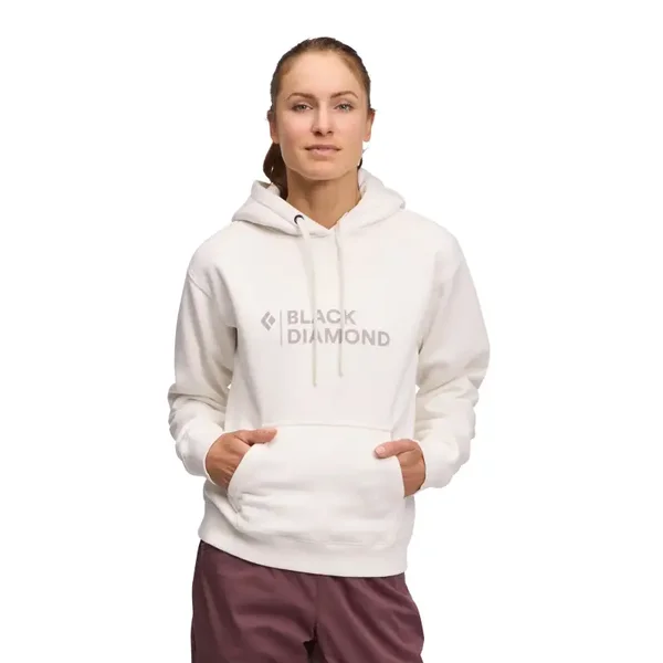 Black Diamond  - W Mini Stacked PO Hoody - Off White