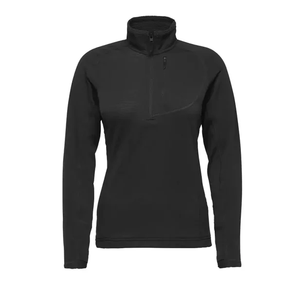 Black Diamond  - Women's Coefficient LT Quarter Zip Pullover- Black