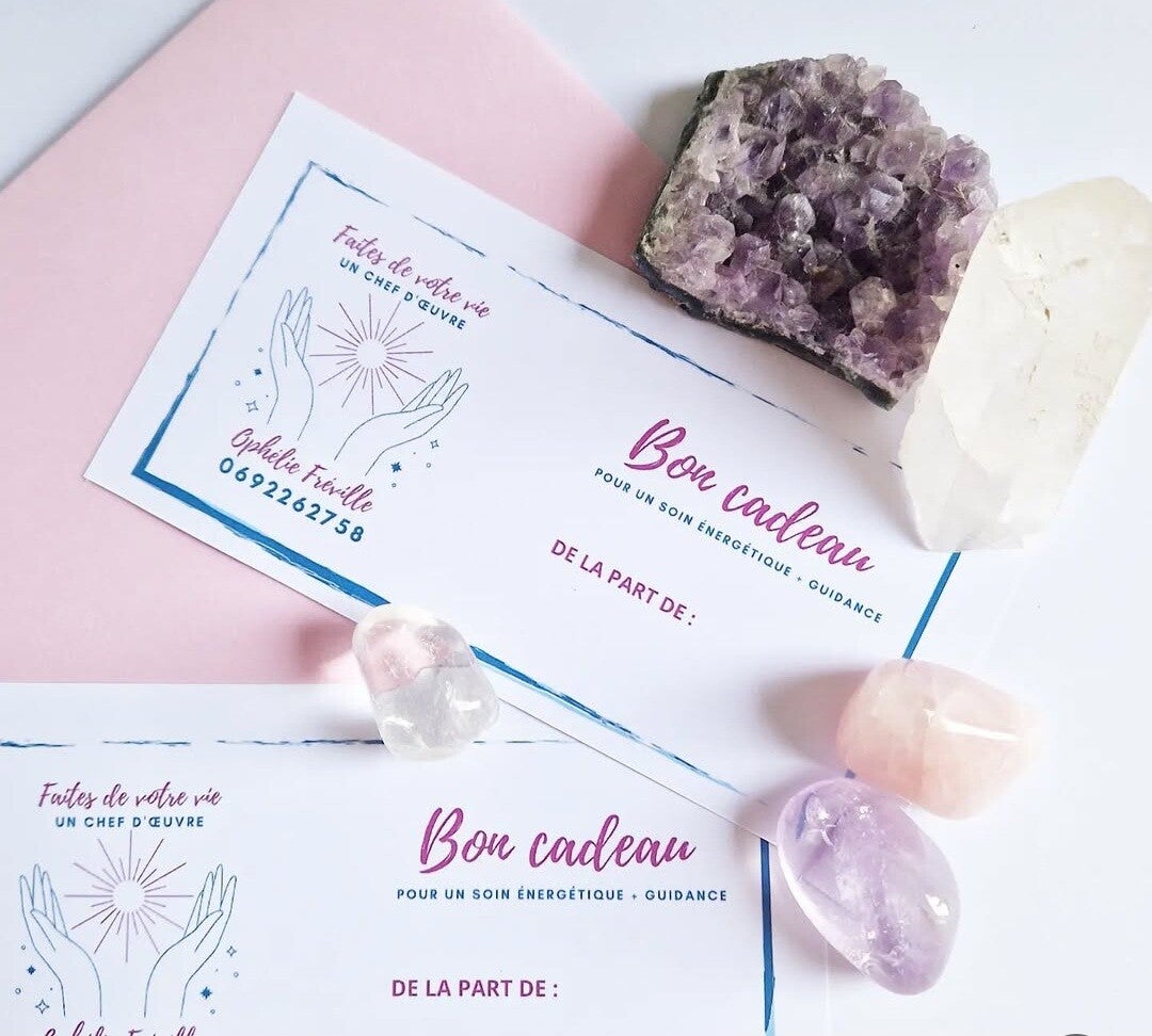 Bon cadeau pour 1 Soin énergétique + Guidance