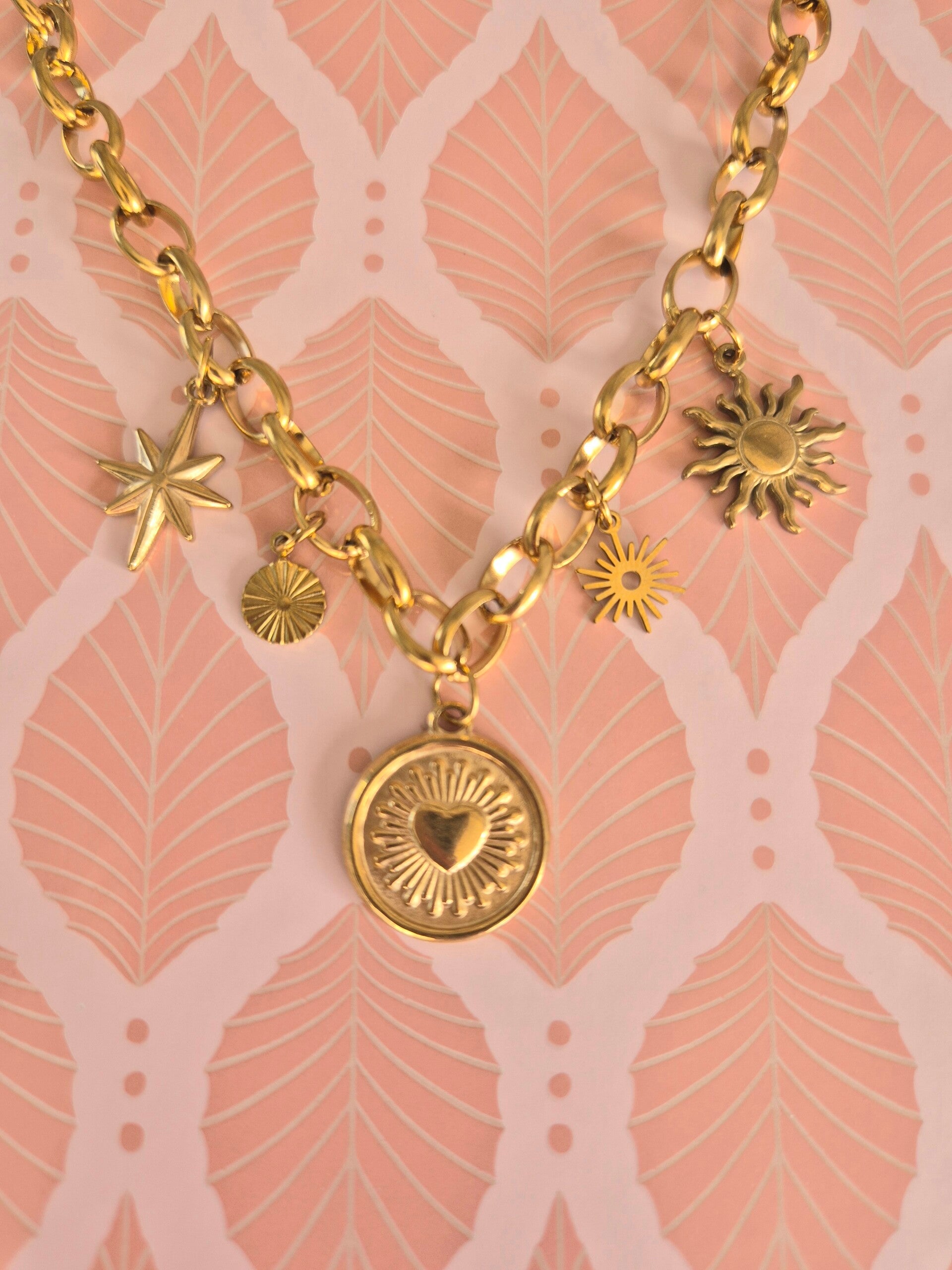 Collier Céleste coeur