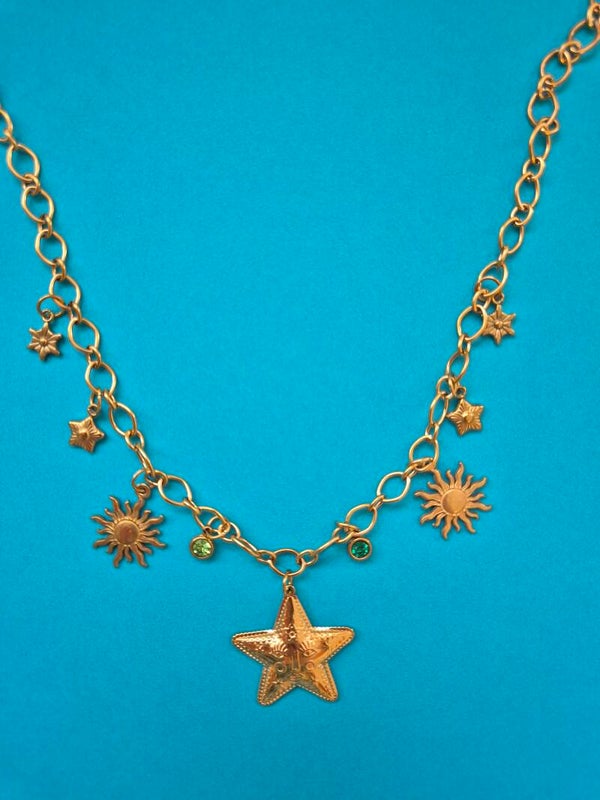 COLLIER GRIGRIS CÉLESTES ÉTOILE