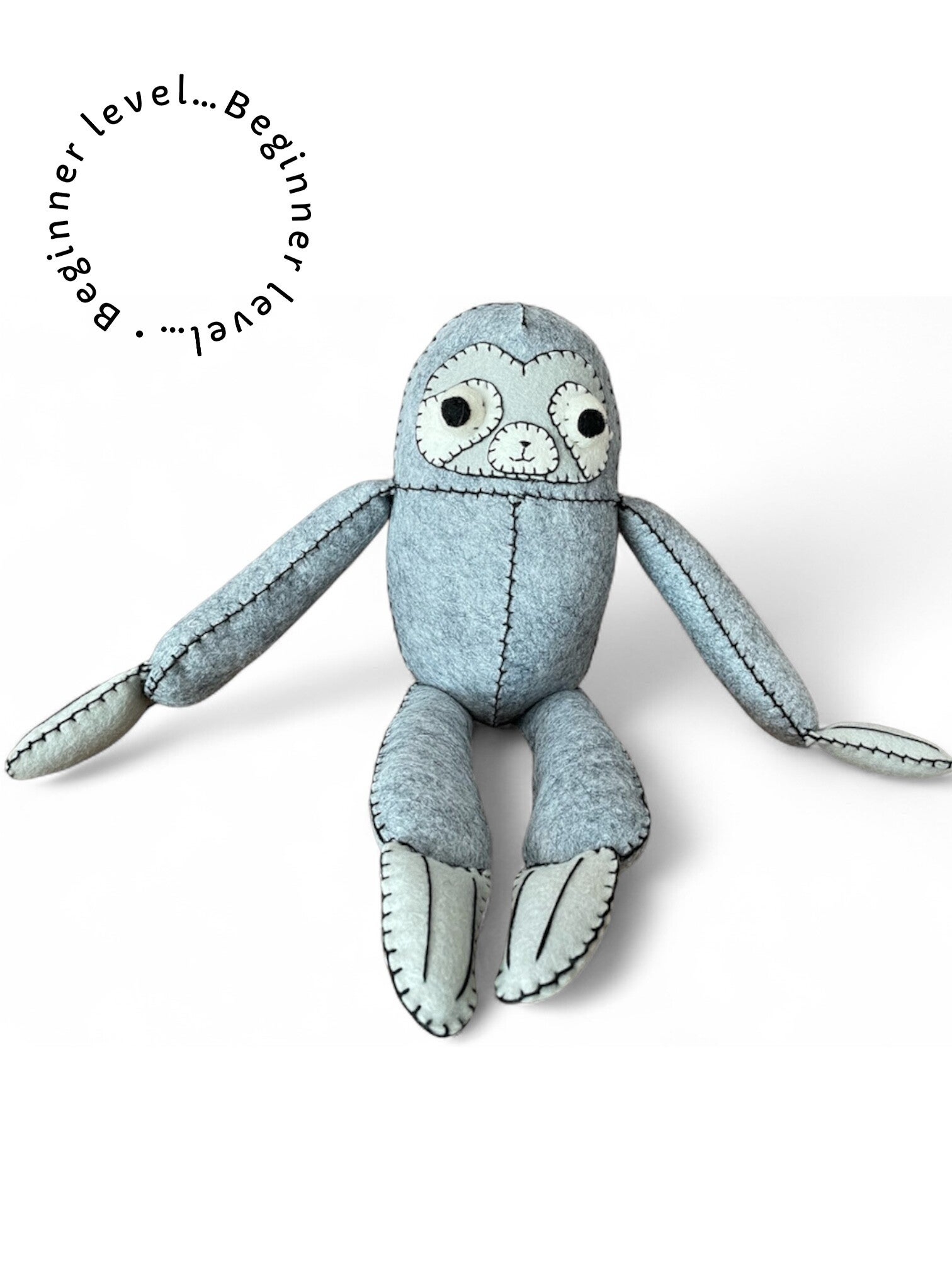 The Sleepy Sloth Felt Animal Sewing Kit