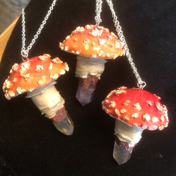 Vliegenzwam ketting groot