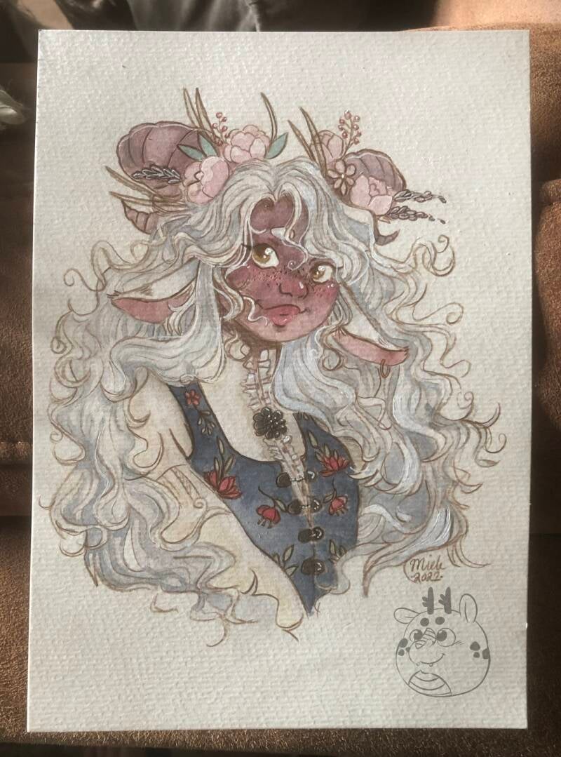 DnD karakter, een Satyr wizard voor Esther 