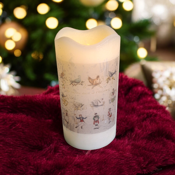 Personalised  candle.