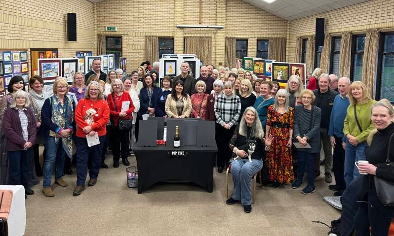 Seasons Art Darlington. Autumn exhibition 2025. Group Photo