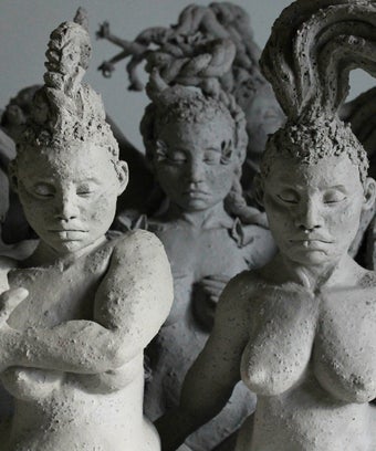 sculptures en céramique