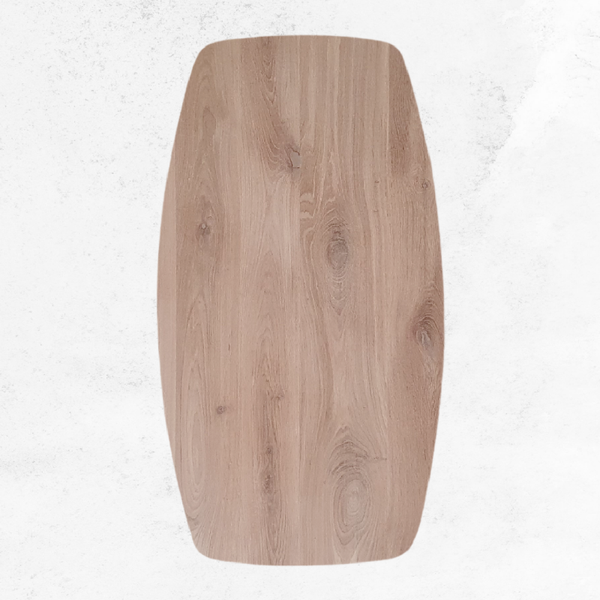 TISCHPLATTE EICHE RUSTIKAL - DÄNISCH OVAL