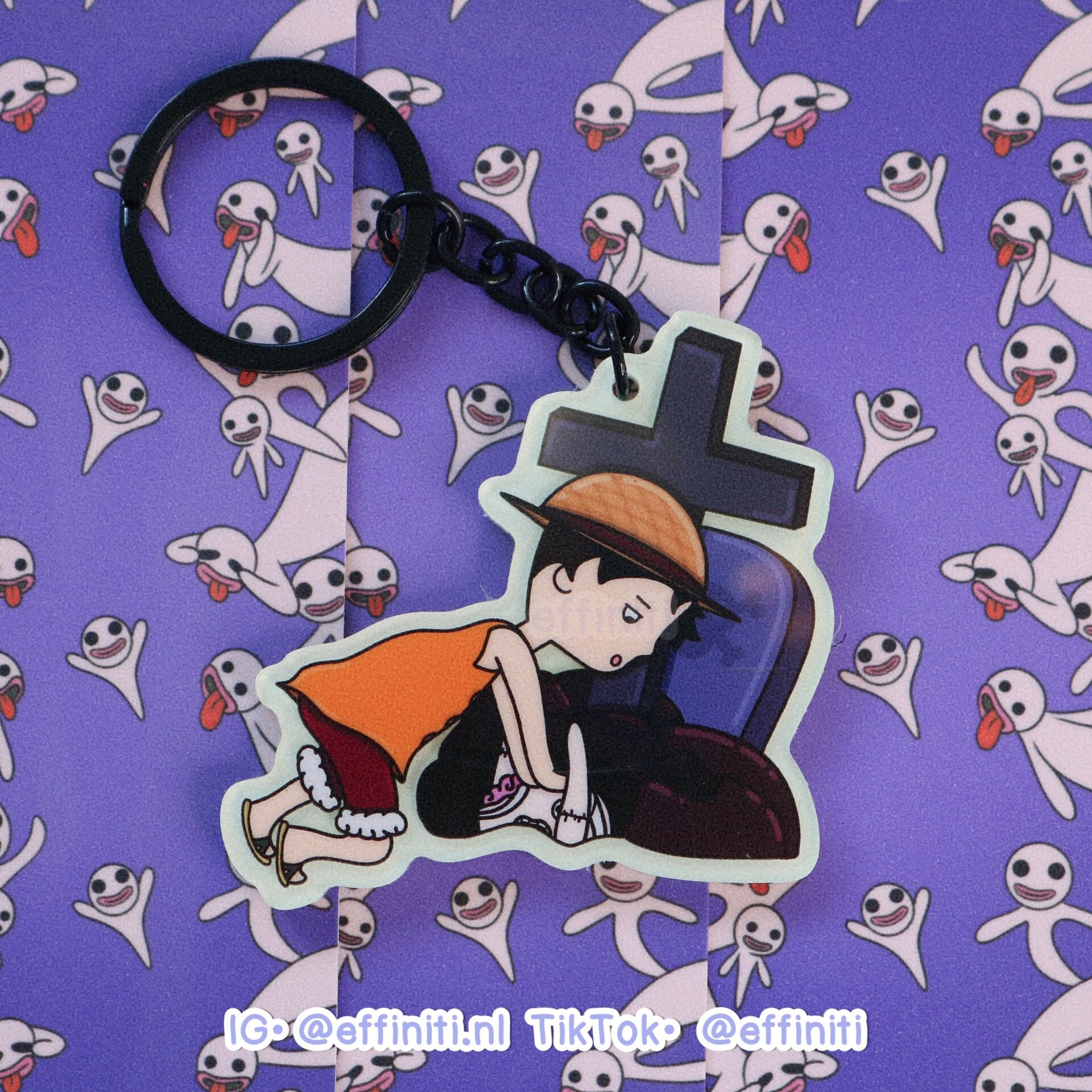 Pirate vs. Zombie - Glow in the dark | Acrylic Keychain