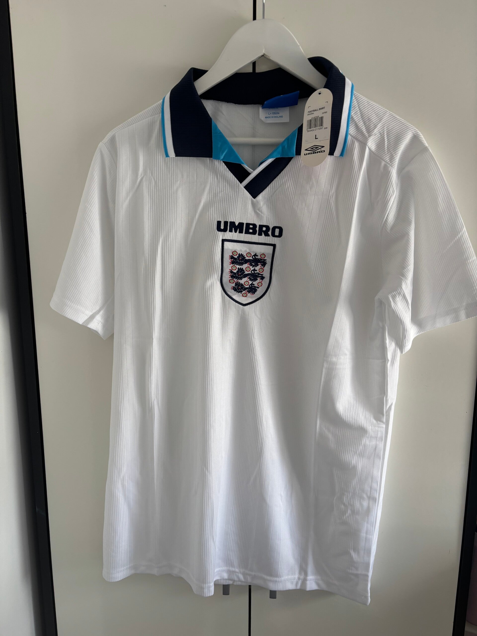 England Retro Home Jersey 1996
