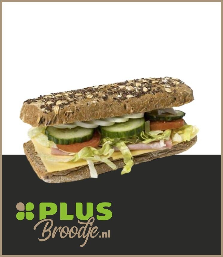 Volkoren Bun Gezond ham en kaas