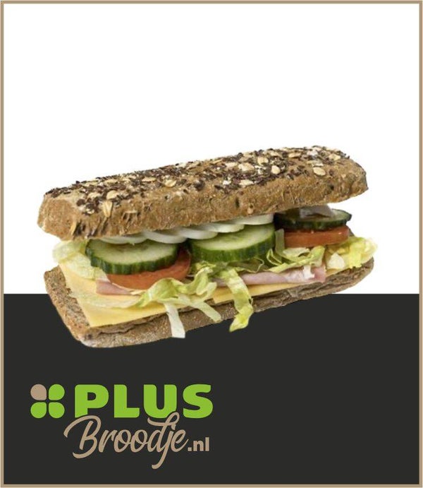 Volkoren Bun Gezond ham en kaas