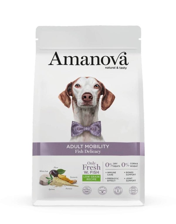 Amanova Dog Adult Mobility Fish Delicacy Low Grain 2 kg