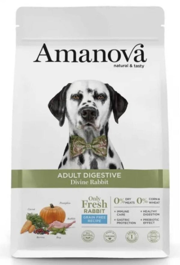 Amanova Dog Adult Digestive Divine Rabbit Grain Free 2 kg