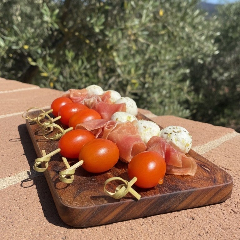 Brochette Tomate Mozzarella Marinée