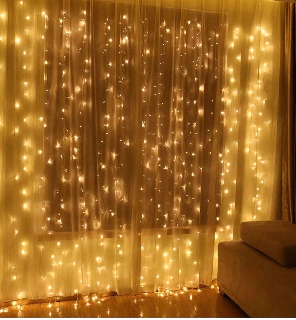 Rainfall twinkle lights