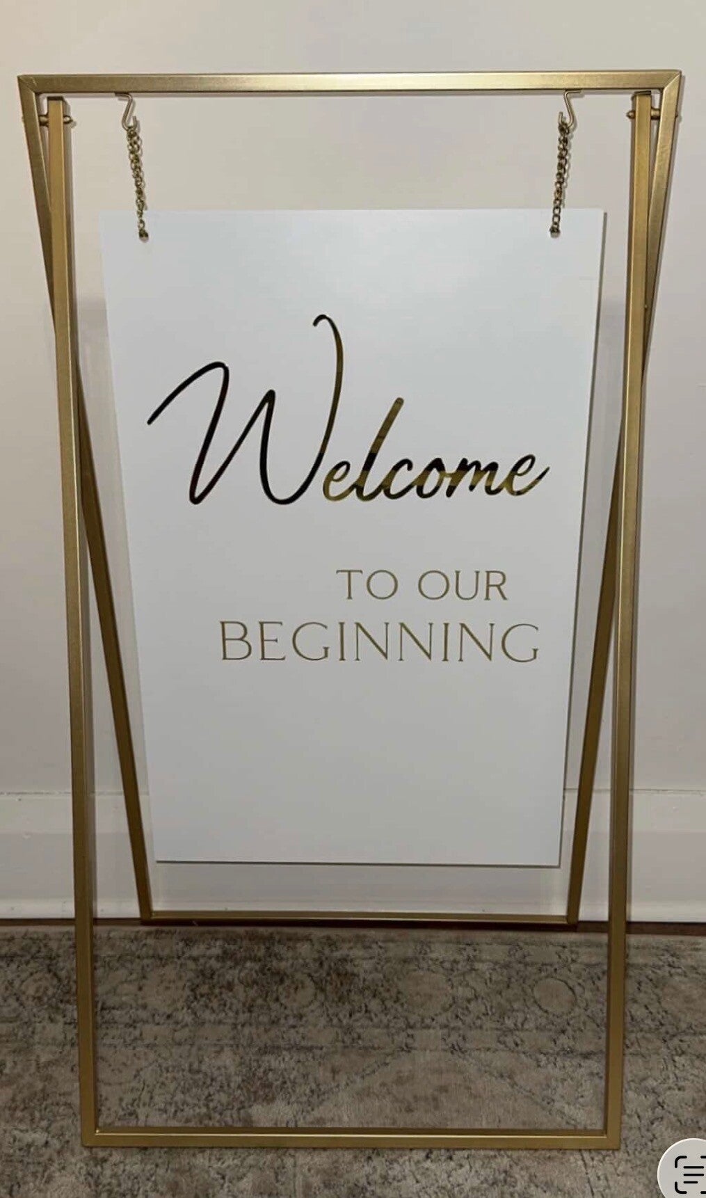 Welcome signage
