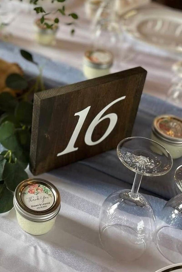 Table numbers
