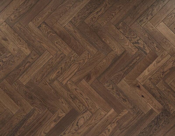Deco Herringbone - Tannery Brown - ZB206 - £52m2 - Pack Price £74.88