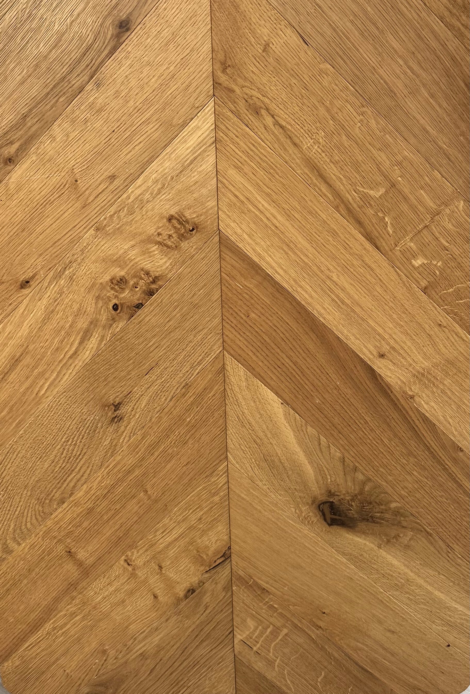 Chevron - Engineered wood flooring - Light Smoked - £32.99m2 HALF PRICE SALE