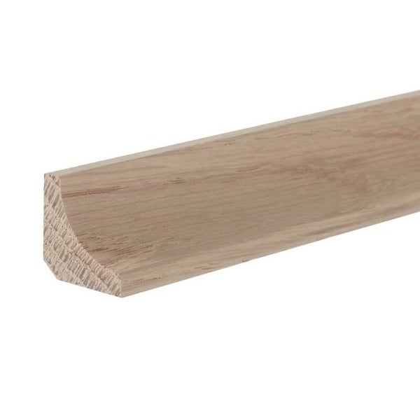 Solid White Oak Scotia Beading 15mm x 15mm x 3m
