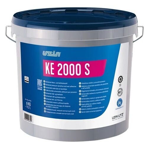 Uzin KE 2000 S Universal Wet & Pressure Sensitive Adhesive 6kg