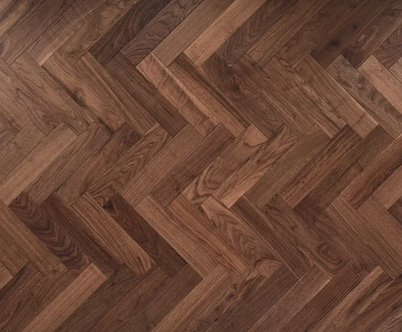 Deco Herringbone - American Black Walnut - ZB205  - £52.00m2 - Pack Price £74.00
