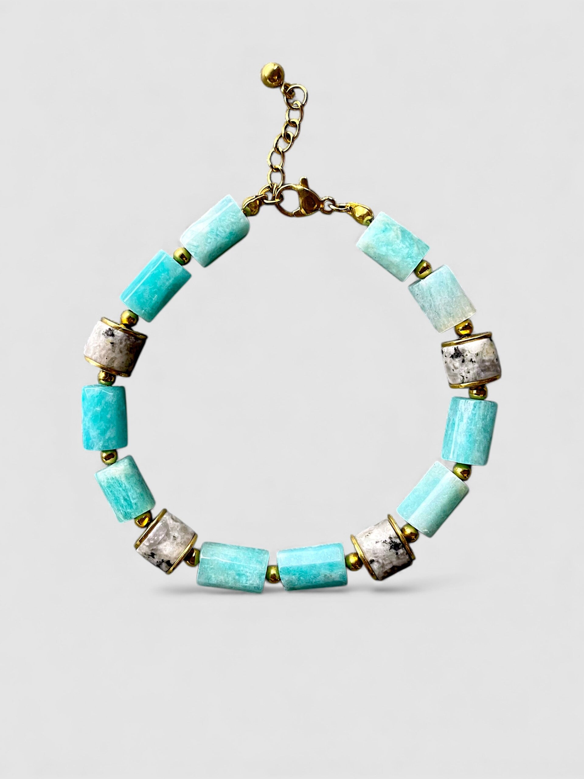 Le Bracelet Tïa en Amazonite