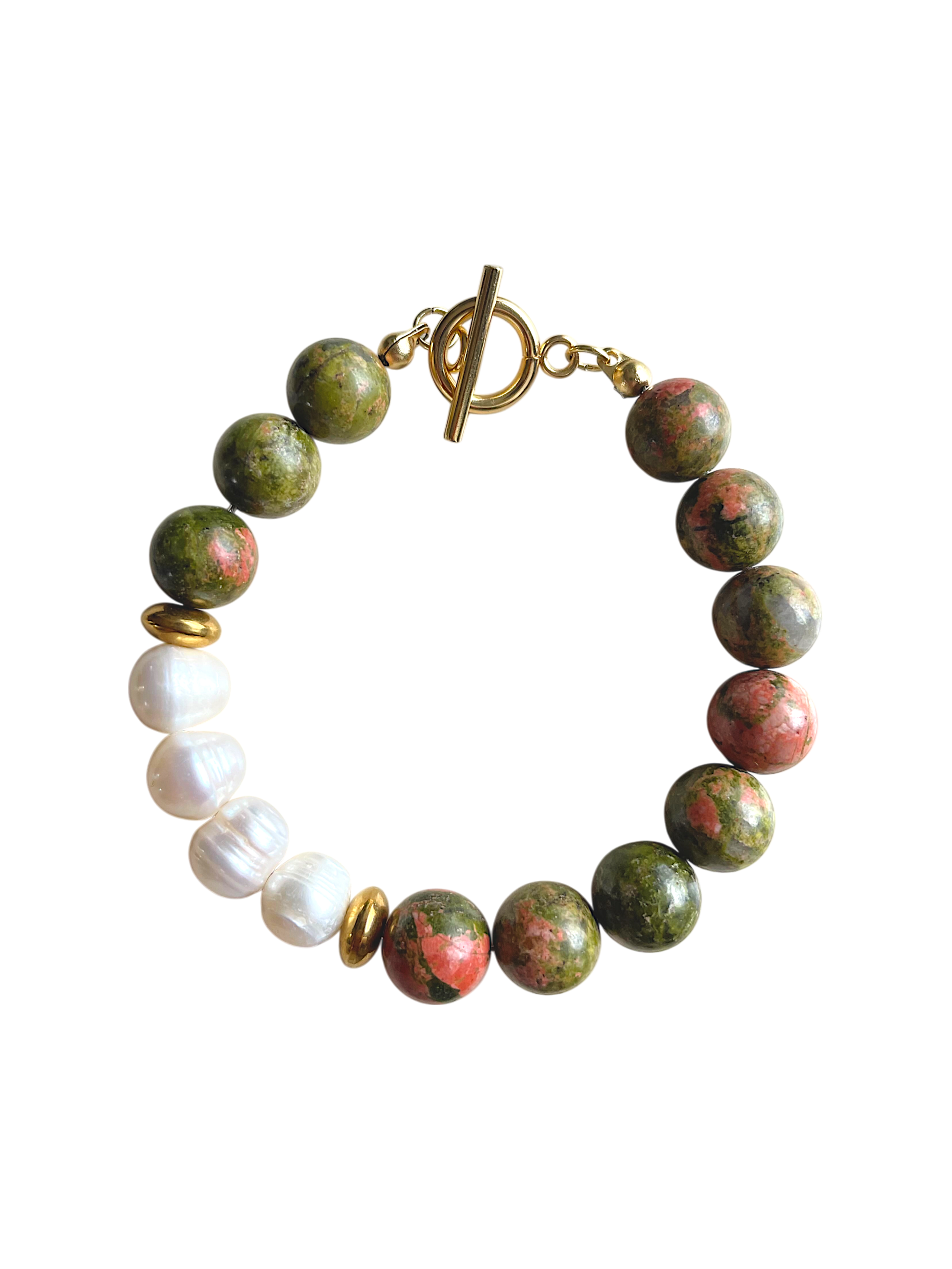 Le Bracelet Lise en Jaspe Unakité