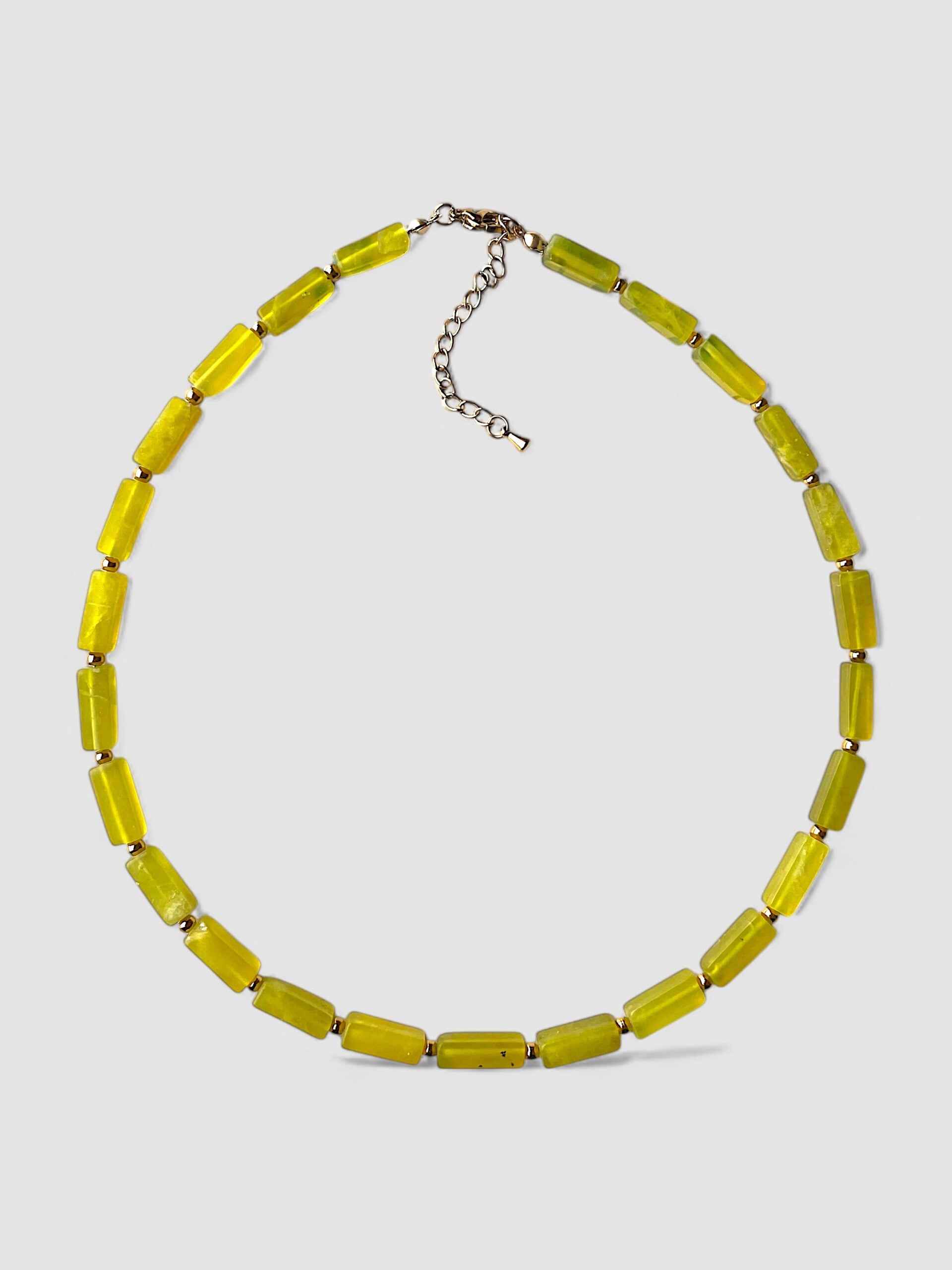 Le Collier Adélaïde en Jade Néphrite