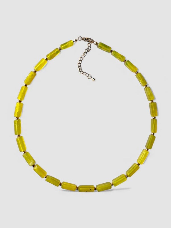 Le Collier Adélaïde en Jade Néphrite