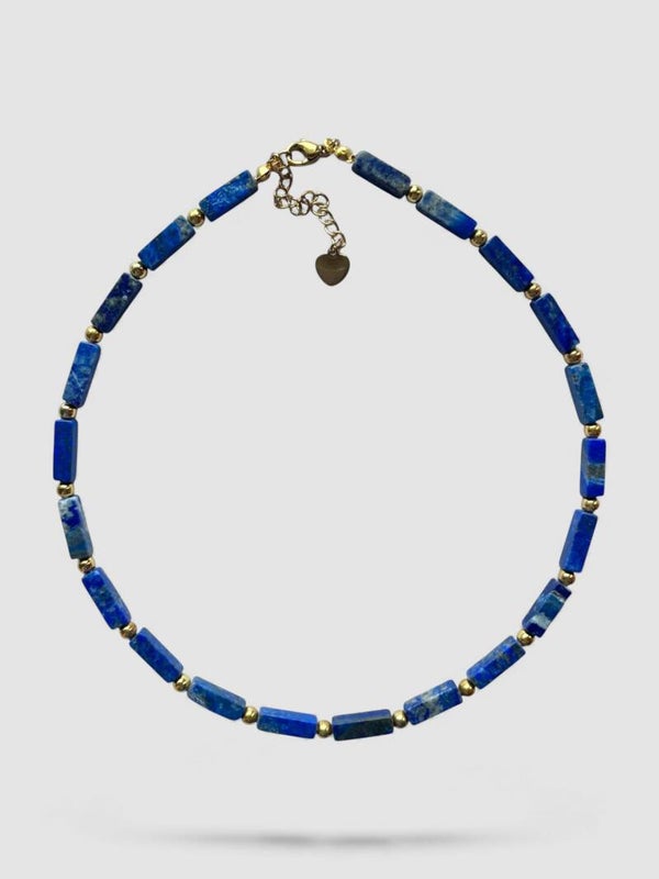 Collier Adélaide en Lapis Lazuli