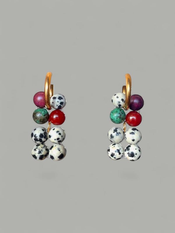 Les Extras en Jaspe Dalmatien et multipierres