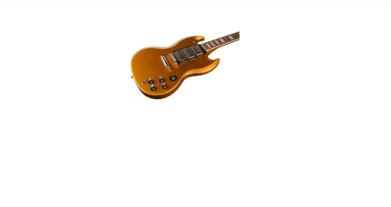 Gibson Custom SG Standard Fat Neck 3-Pickup Electric Guitar - Double Gold