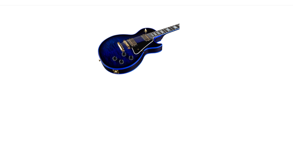 Gibson Custom M2M Les Paul Custom Widow Electric Guitar - Dark Blue Widow Burst