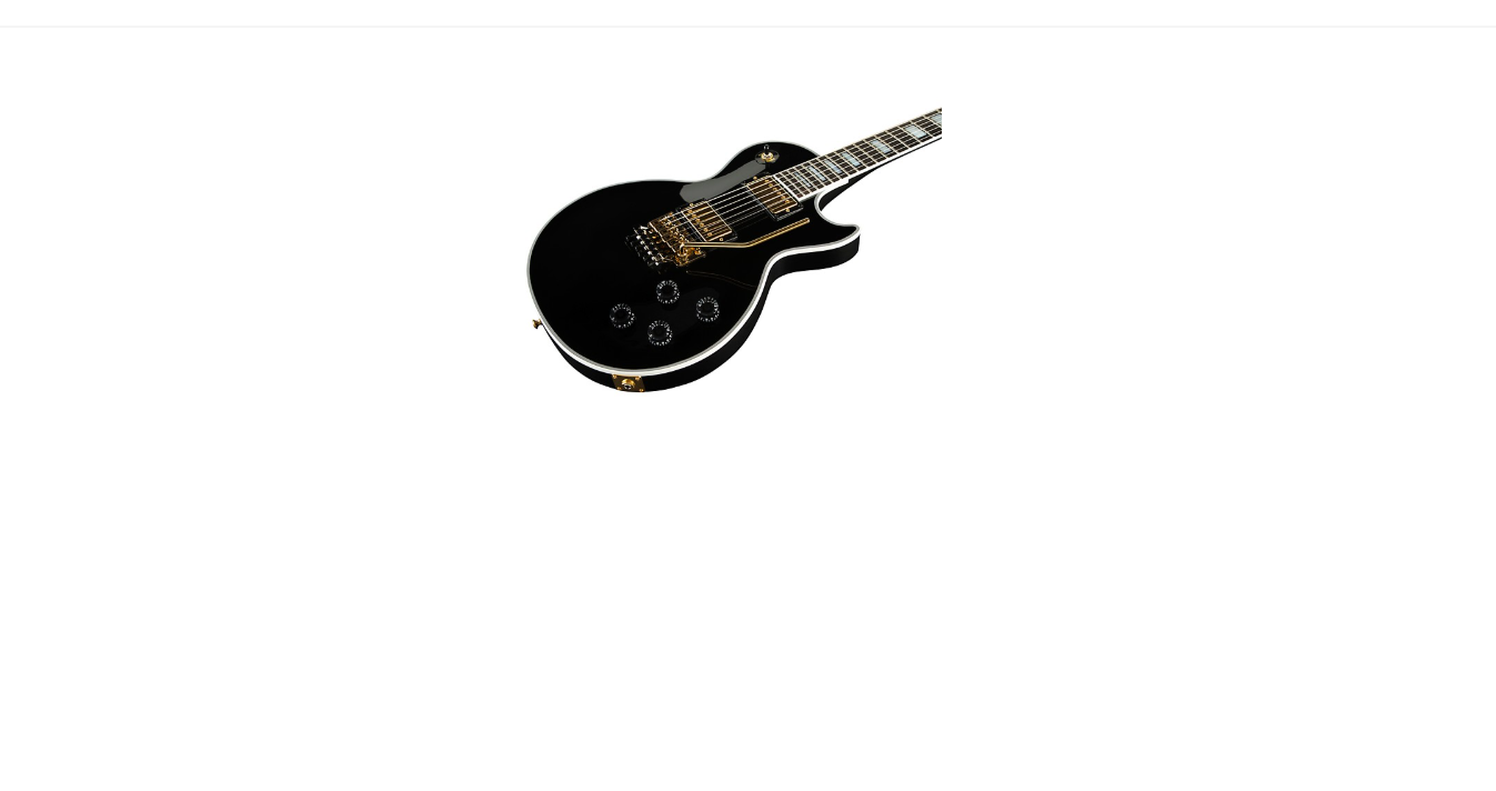 Gibson Custom Les Paul Axcess Custom Floyd Rose Electric Guitar - Ebony