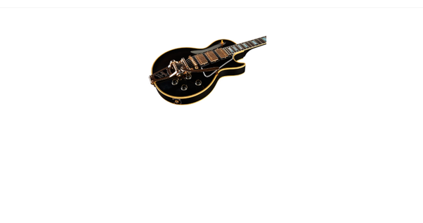 Gibson Custom 1957 Les Paul Custom Reissue 3-Pickup Bigsby VOS Electric Guitar Ebony