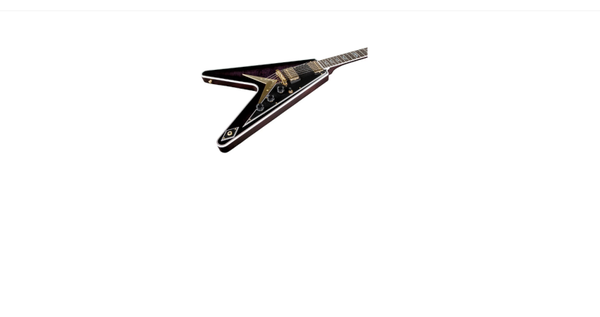 Gibson Custom Flying V Custom Bats in Flight Electric Guitar - Dark Purple Burst