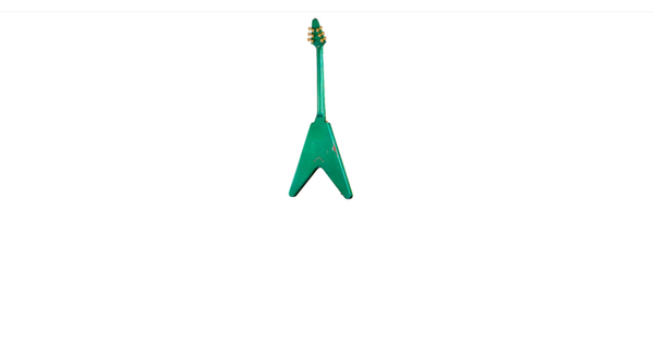 Gibson Custom Flying V Custom Electric Guitar - Heavy Aged, Teal Sparkle