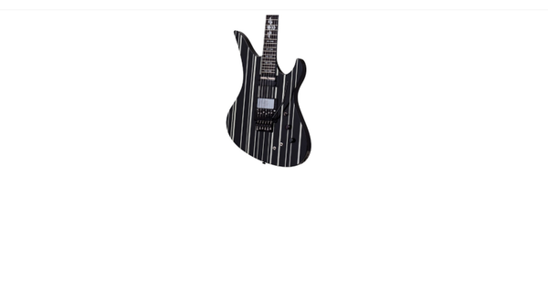 Schecter Guitar Research Synyster Gates Custom-S Electric Guitar Black Pinstripes