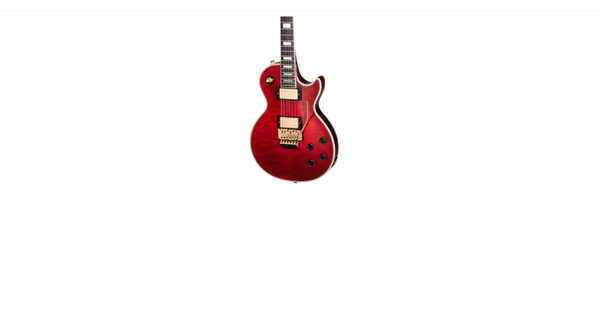 Epiphone Alex Lifeson Les Paul Custom Axcess Electric Guitar - Ruby